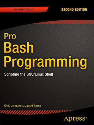 cover image of Pro Bash Programming